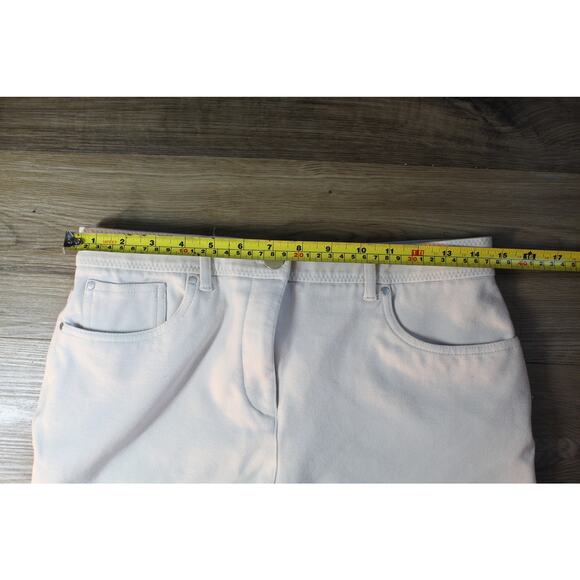 Chico’s So Slimming Straight Leg Pants White Women’s Size 1 - Picture 6 of 8